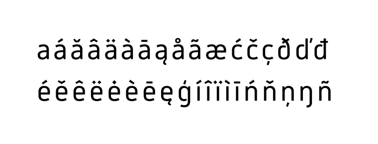 Alphabet latin (extraits)