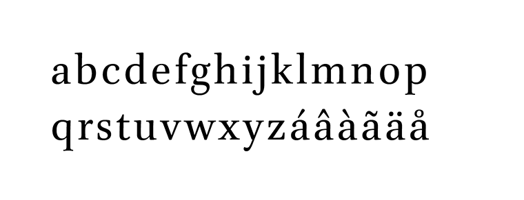 Alphabet latin